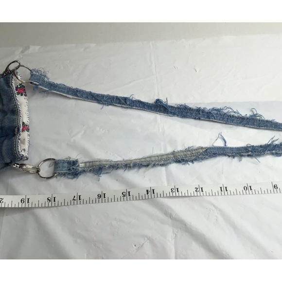 Concealed Carry Jean 5 Pocket Purse Lined Bling Snaps closure on side open top - Picture 4 of 8